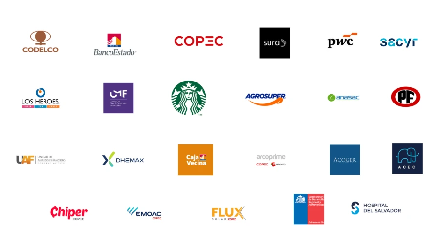 Logos clientes corporativos UDP Corp